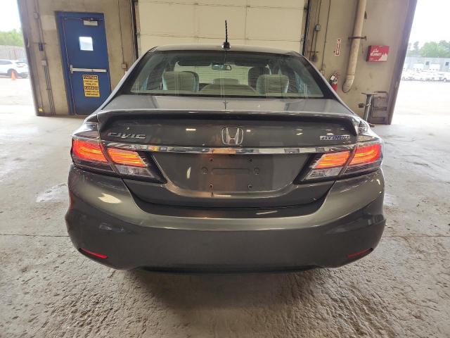 19XFB4F24DE003498 - 2013 HONDA CIVIC HYBRID GRAY photo 6