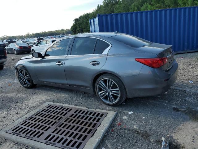 JN1BV7AP8EM670526 - 2014 INFINITI Q50 BASE GRAY photo 2