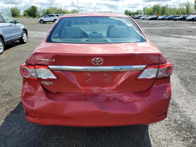 2T1BU4EE2CC823371 - 2012 TOYOTA COROLLA BASE RED photo 6