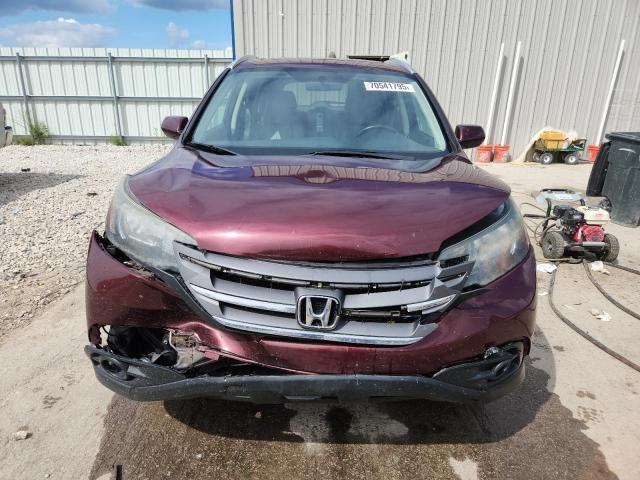 5J6RM4H71CL059317 - 2012 HONDA CR-V EXL 勃艮第红 照片 5