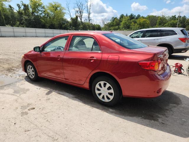 JTDBL40E599091908 - 2009 TOYOTA COROLLA BASE RED photo 2