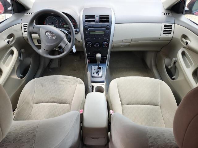 JTDBL40E599091908 - 2009 TOYOTA COROLLA BASE RED photo 8