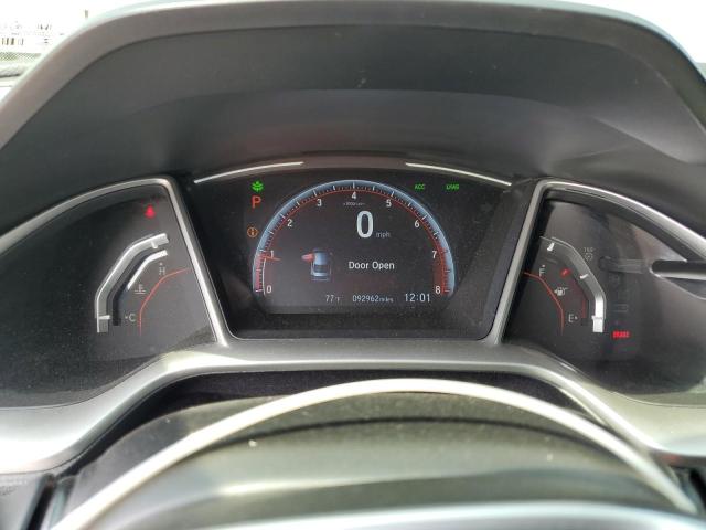 2HGFC2F81KH598321 - 2019 HONDA CIVIC SPORT BLACK photo 9