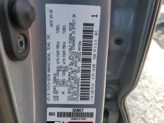 5TFAZ5CNXMX095453 - 2021 TOYOTA TACOMA DOUBLE CAB GRAY photo 13