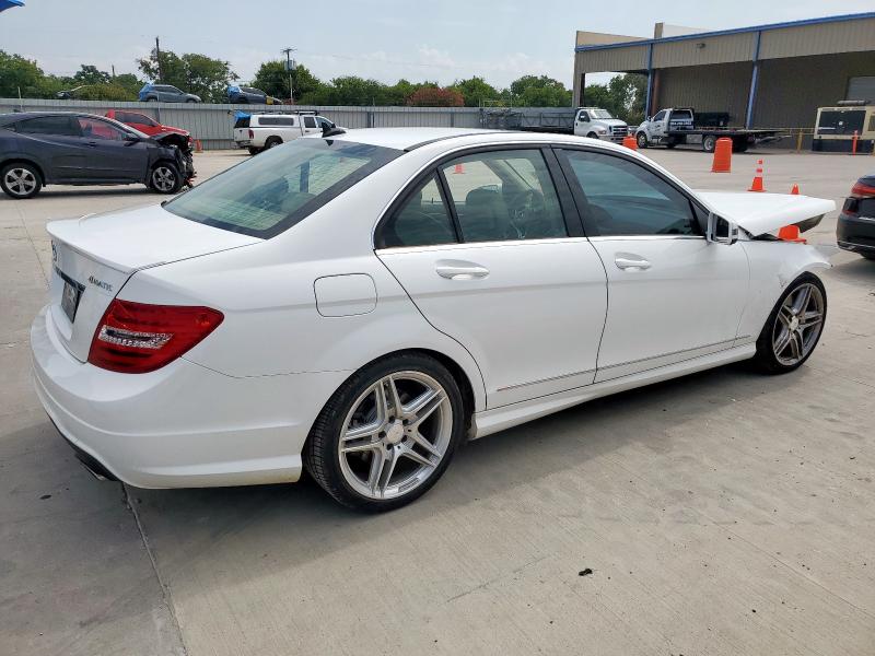 WDDGF8AB7DR252900 - 2013 MERCEDES-BENZ C 300 4MATIC WHITE photo 3