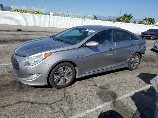 KMHEC4A49DA100406 - 2013 HYUNDAI SONATA HYBRID SILVER photo 1