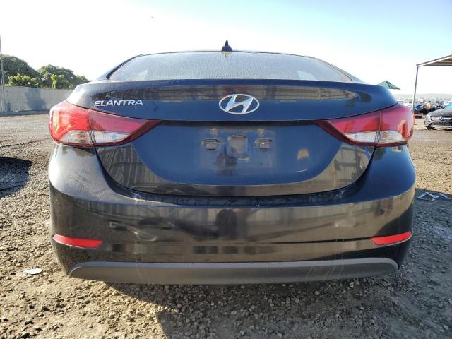 KMHDH4AE2GU542940 - 2016 HYUNDAI ELANTRA SE BLACK photo 6