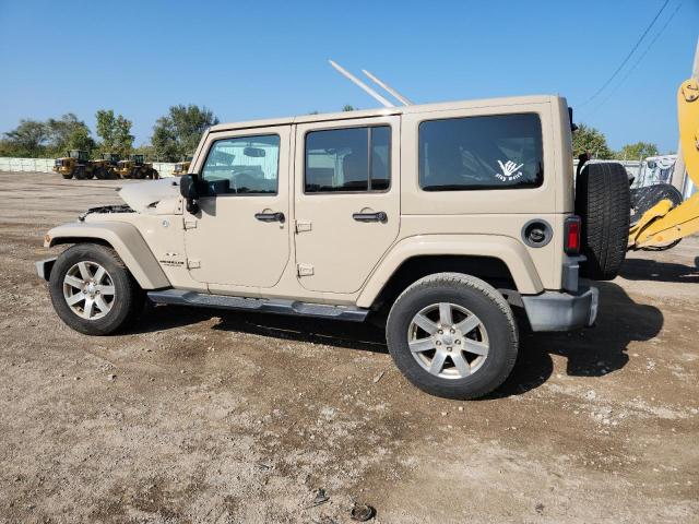 1C4BJWEG2GL288675 - 2016 JEEP WRANGLER UNLIMITED SAHARA TAN photo 2