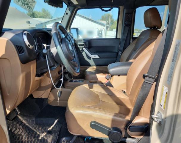1C4BJWEG2GL288675 - 2016 JEEP WRANGLER UNLIMITED SAHARA TAN photo 7