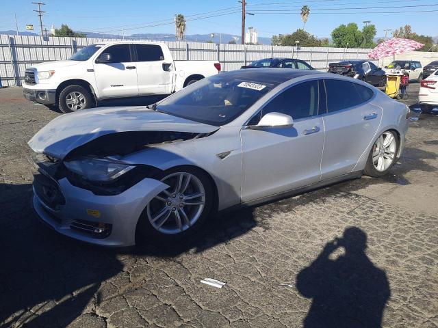 5YJSA1CNXDFP04295 - 2013 TESLA MODEL S Արծաթագույն լուսանկար 1
