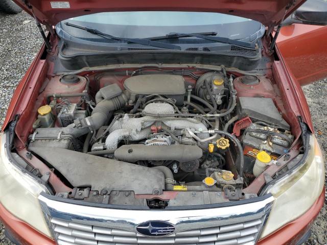 JF2SH6BC6AH769599 - 2010 SUBARU FORESTER XS Kırmızı fotoğraf 12