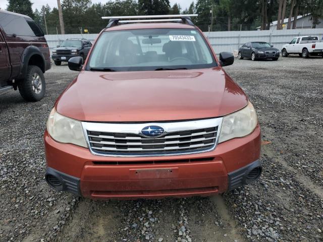 JF2SH6BC6AH769599 - 2010 SUBARU FORESTER XS Kırmızı fotoğraf 5