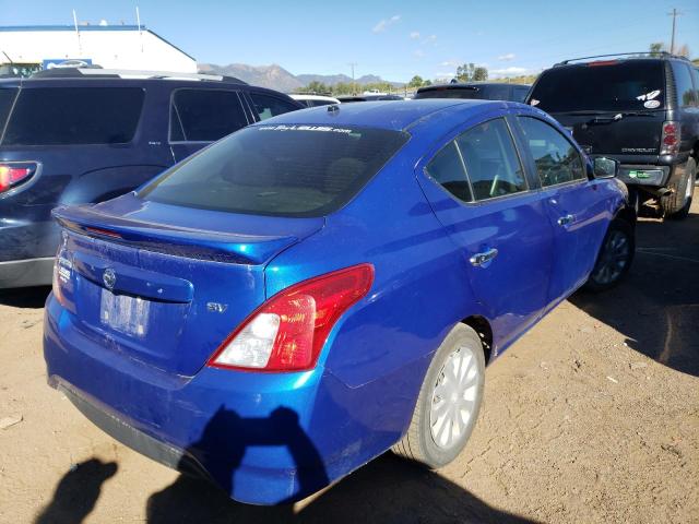 3N1CN7AP2HL820018 - 2017 NISSAN VERSA S BLUE photo 3