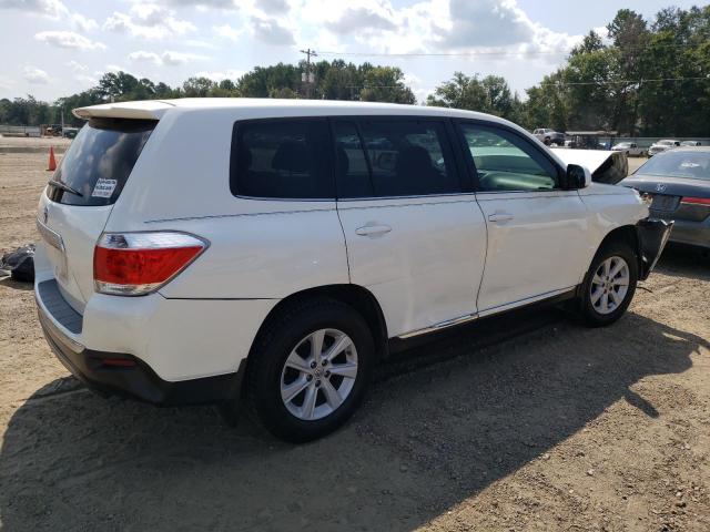 5TDZK3EH1DS110141 - 2013 TOYOTA HIGHLANDER BASE Ақ фото 3