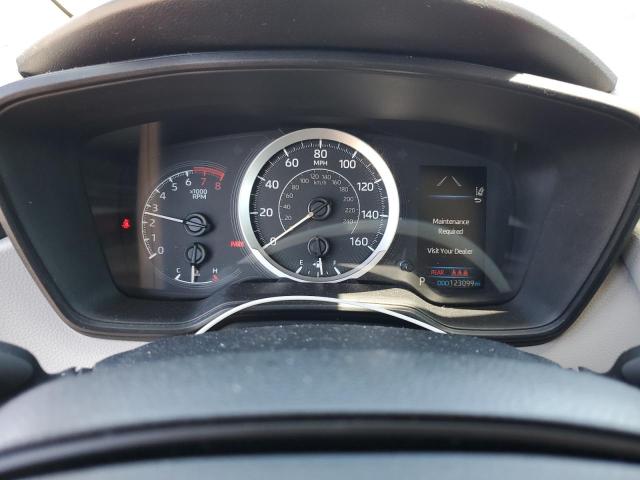 5YFEPRAE6LP097442 - 2020 TOYOTA COROLLA LE Կարմիր լուսանկար 9