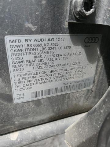 WA1VAAF79JD027571 - 2018 AUDI Q7 PRESTIGE Boz foto 13