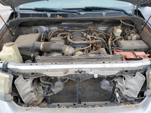 5TFRY5F13DX134222 - 2013 TOYOTA TUNDRA DOUBLE CAB SR5 SILVER photo 11