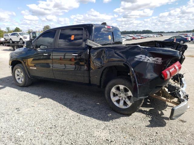 1C6SRFJT8KN707063 - 2019 RAM 1500 LARAMIE BLACK photo 2