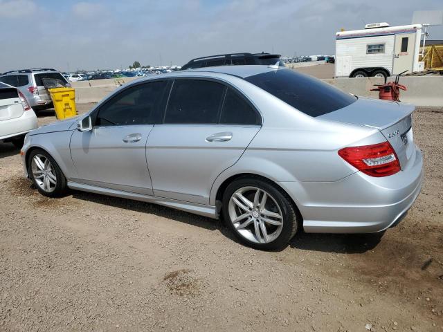 WDDGF8AB3DR284520 - 2013 MERCEDES-BENZ C 300 4MATIC SILVER photo 2