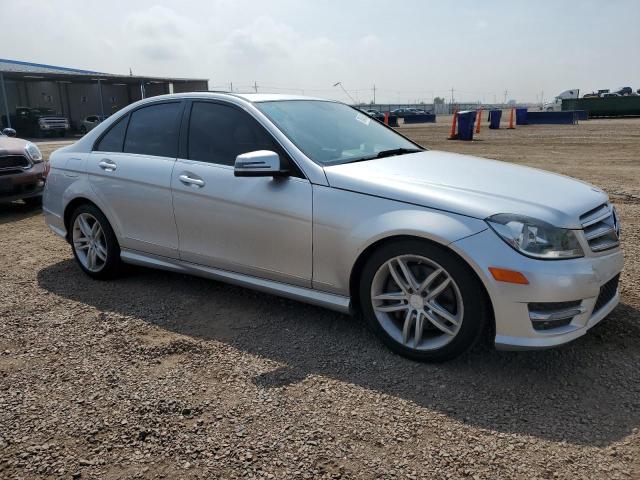 WDDGF8AB3DR284520 - 2013 MERCEDES-BENZ C 300 4MATIC SILVER photo 4