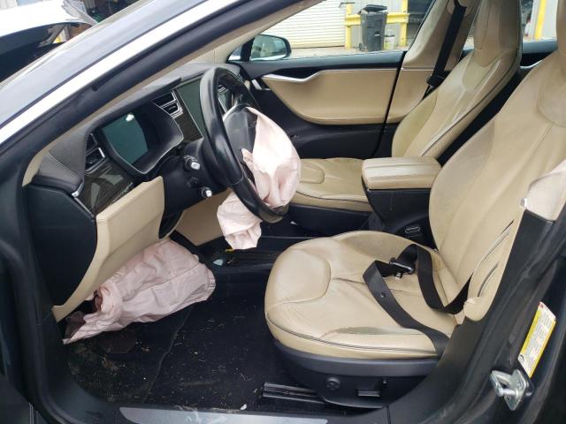 5YJSA1H12EFP57449 - 2014 TESLA MODEL S Մոխրագույն լուսանկար 7