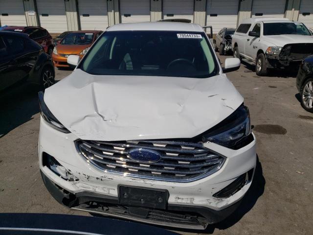 2FMPK4J94NBA10805 - 2022 FORD EDGE SEL WHITE photo 5