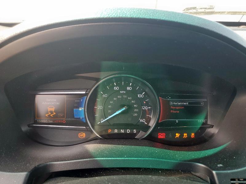 1FM5K8F8XGGD14912 - 2016 FORD EXPLORER LIMITED SILVER photo 9