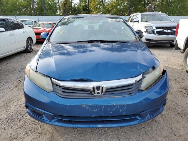 2HGFB2F96CH542906 - 2012 HONDA CIVIC EXL BLUE photo 5