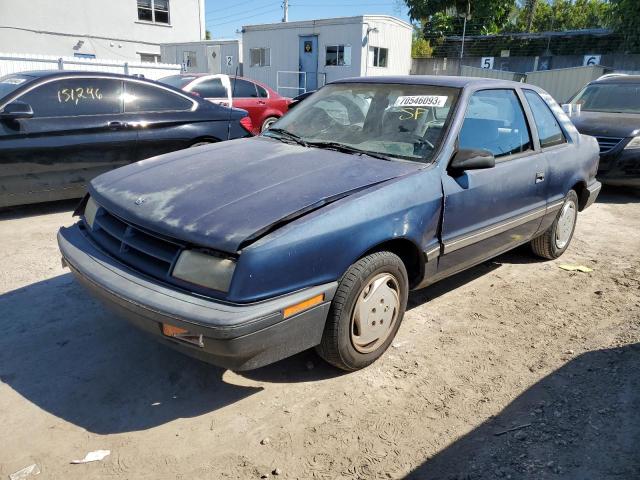 1B3XP24D5MN529442 - 1991 DODGE SHADOW AMERICA BLUE photo 1