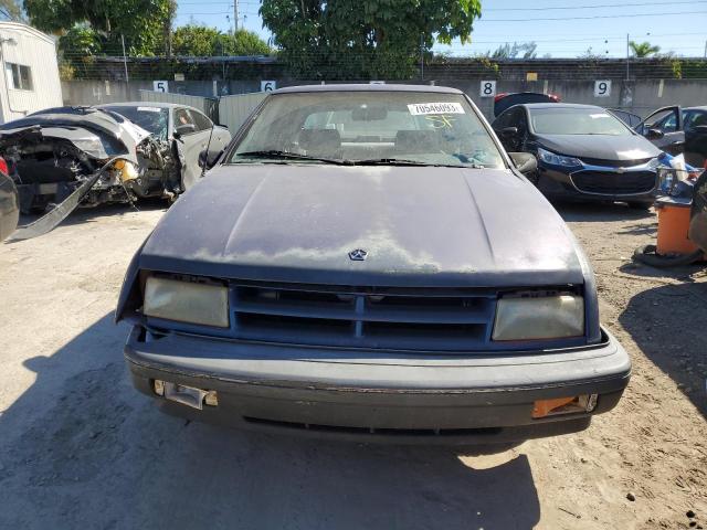 1B3XP24D5MN529442 - 1991 DODGE SHADOW AMERICA BLUE photo 5