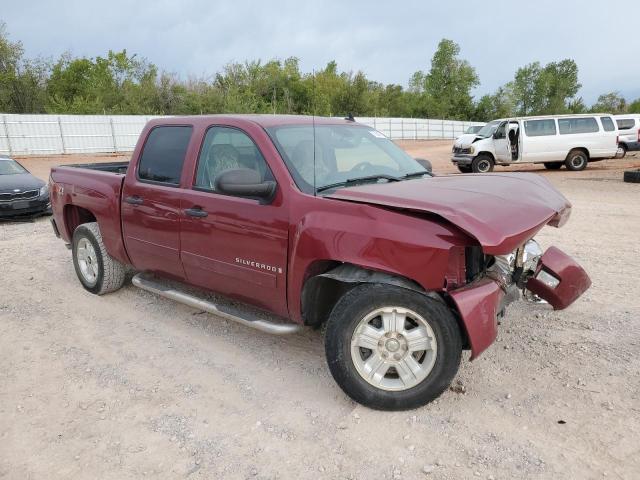 3GCEK13M57G505817 - 2007 CHEVROLET SILVERADO K1500 CREW CAB MAROON photo 4