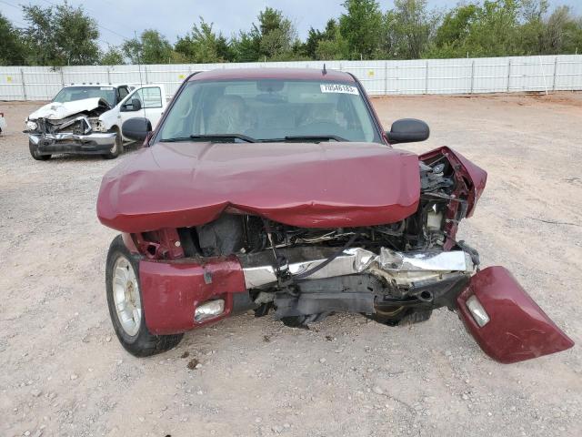 3GCEK13M57G505817 - 2007 CHEVROLET SILVERADO K1500 CREW CAB MAROON photo 5