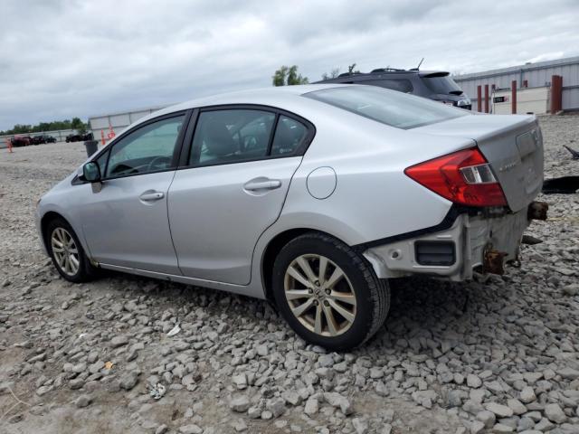 2HGFB2F85CH312541 - 2012 HONDA CIVIC EX SILVER photo 2