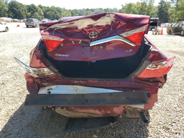 4T1BF1FK6HU618381 - 2017 TOYOTA CAMRY LE წითელი ფოტო 6
