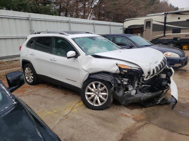 1C4PJLDS3GW372870 - 2016 JEEP CHEROKEE LIMITED WHITE photo 4