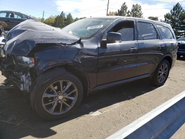 1C4RDJDG2EC595609 - 2014 DODGE DURANGO LIMITED GRAY photo 1