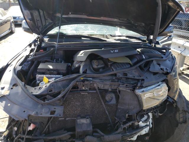 1C4RDJDG2EC595609 - 2014 DODGE DURANGO LIMITED GRAY photo 12