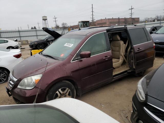 5FNRL38667B411035 - 2007 HONDA ODYSSEY EXL BURGUNDY photo 1