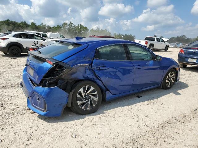 SHHFK7H33KU203401 - 2019 HONDA CIVIC LX 蓝色 照片 3