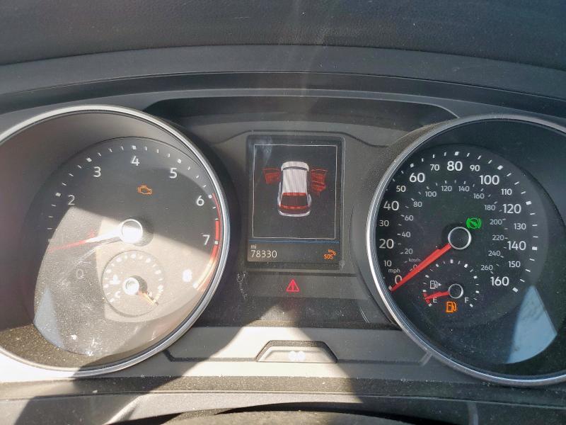 3VV3B7AX8LM130560 - 2020 VOLKSWAGEN TIGUAN SE GRAY photo 9