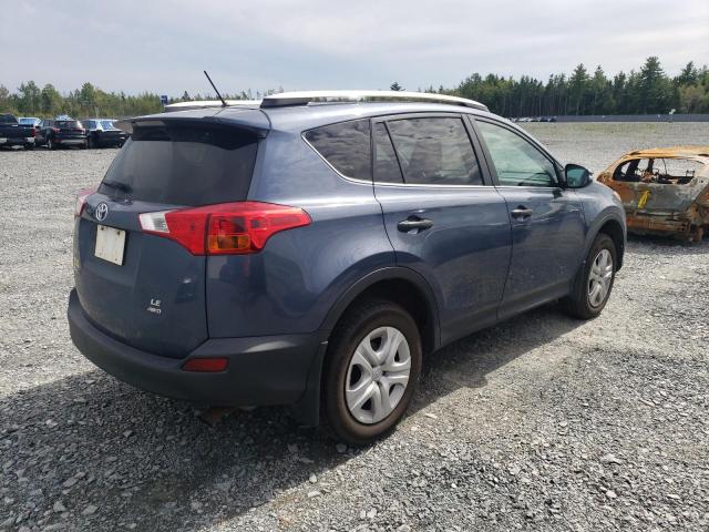 2T3BFREV7DW057880 - 2013 TOYOTA RAV4 LE BLUE photo 3