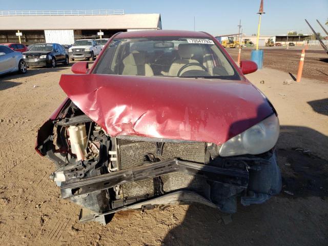 KMHDU46D67U050018 - 2007 HYUNDAI ELANTRA GLS RED photo 5