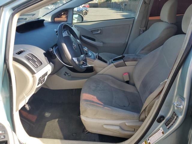 JTDKN3DUXD5541106 - 2013 TOYOTA PRIUS TEAL photo 7