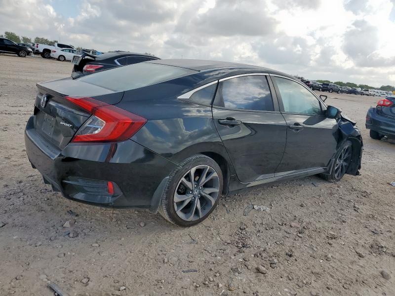 2HGFC2F87LH582691 - 2020 HONDA CIVIC SPORT BLACK photo 3