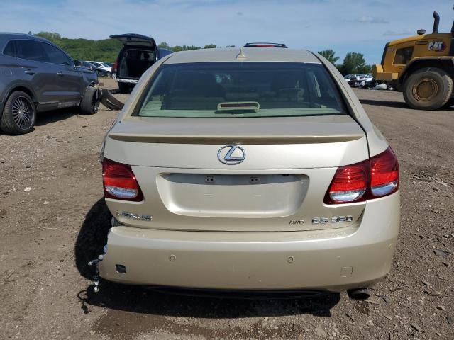 JTHCE96S670009306 - 2007 LEXUS GS 350 GOLD photo 6