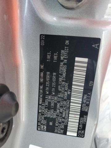 5TDGZRAHXNS116940 - 2022 TOYOTA HIGHLANDER XLE SILVER photo 14