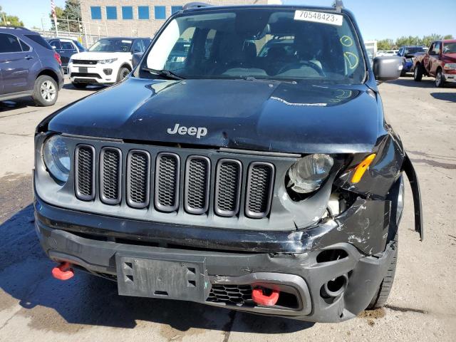 ZACCJBCT9GPC97236 - 2016 JEEP RENEGADE TRAILHAWK BLACK photo 5