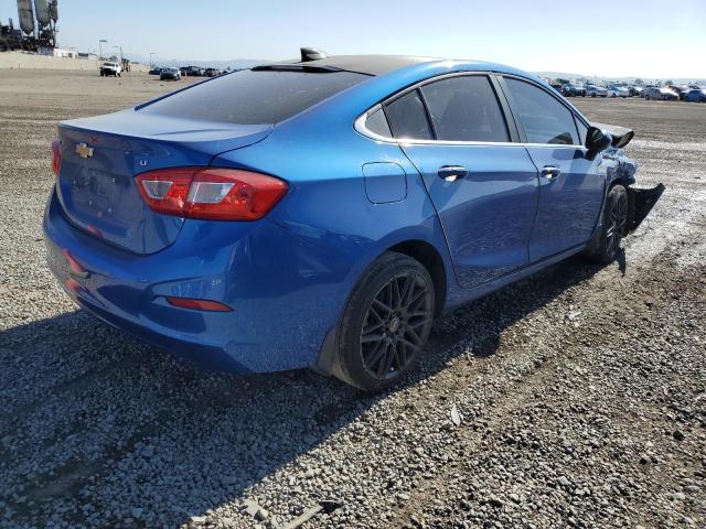 3G1BE5SM1HS573722 - 2017 CHEVROLET CRUZE LT BLUE photo 3