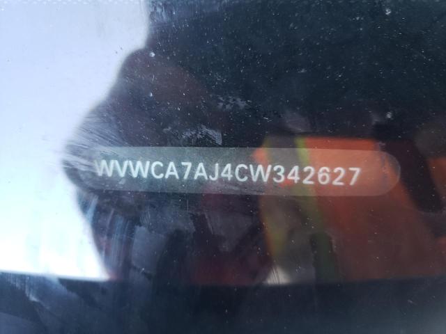 WVWCA7AJ4CW342627 - 2012 VOLKSWAGEN GOLF BLUE photo 12