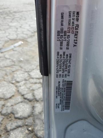 ZFBERFBB1J6K49678 - 2018 RAM PROMASTER SLT Сріблястий фото 13